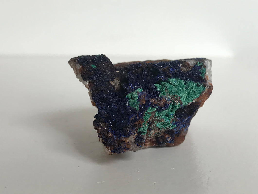 Azurite and malachite