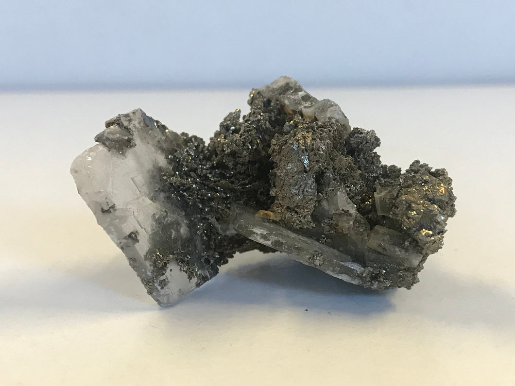 Baryte and pyrite