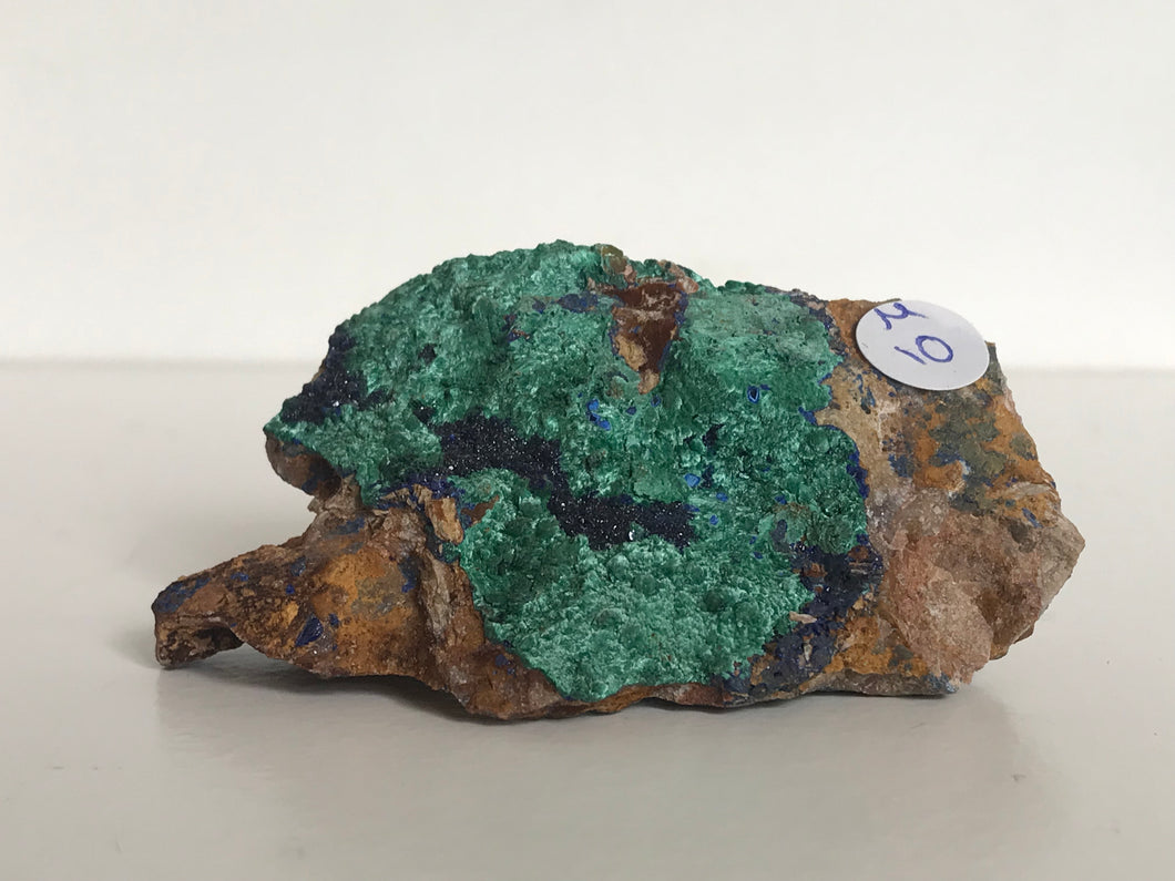 Azurite and malachite