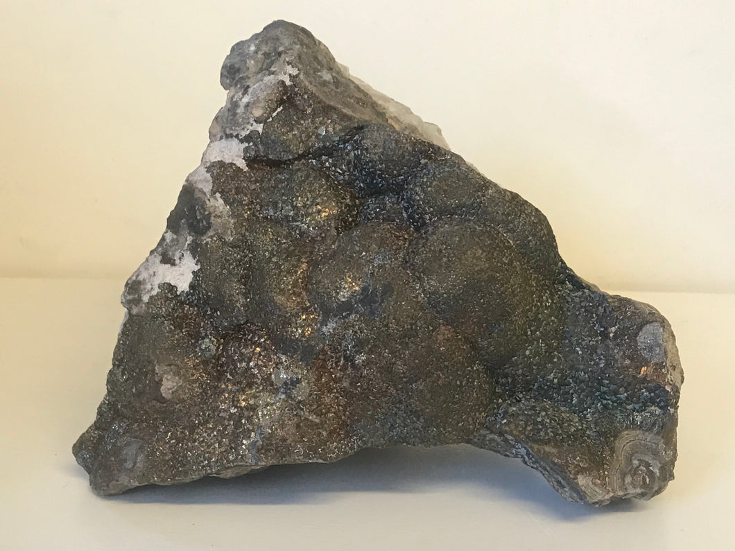 Chalcopyrite and calcite
