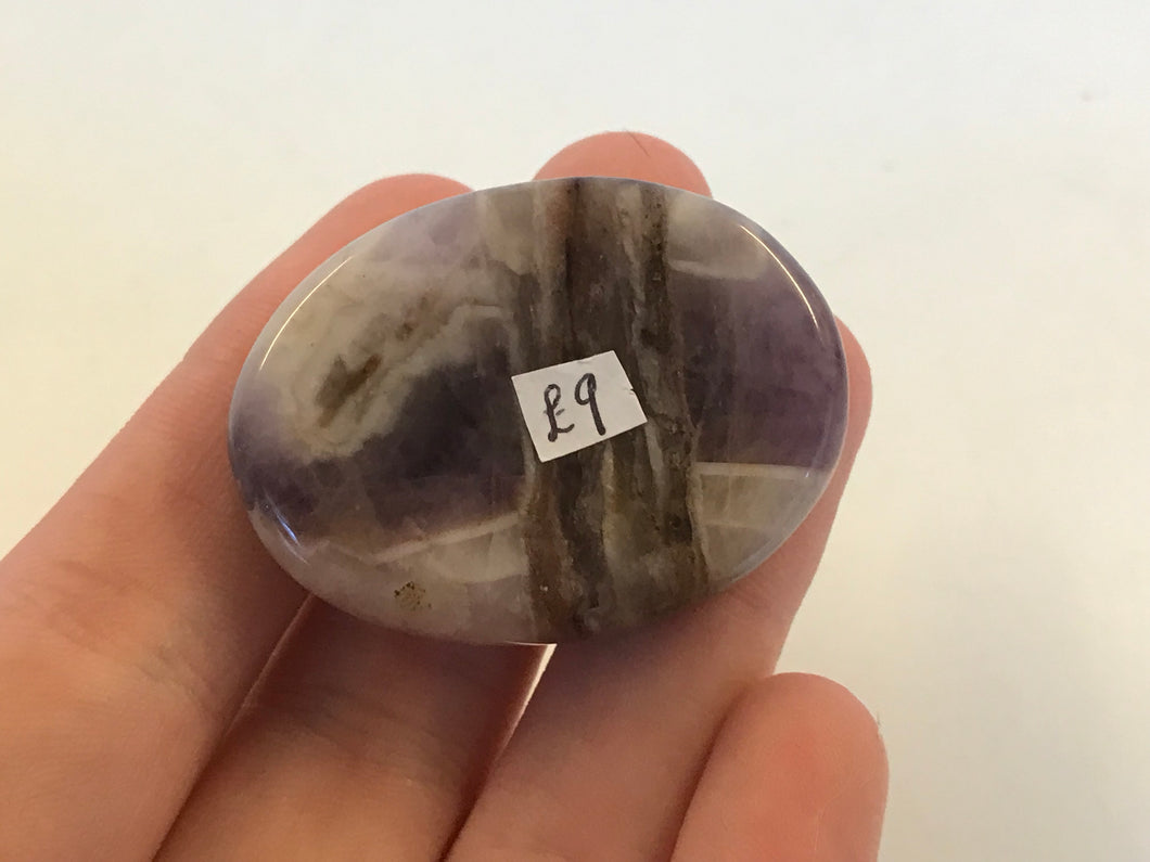 Amethyst worry stone