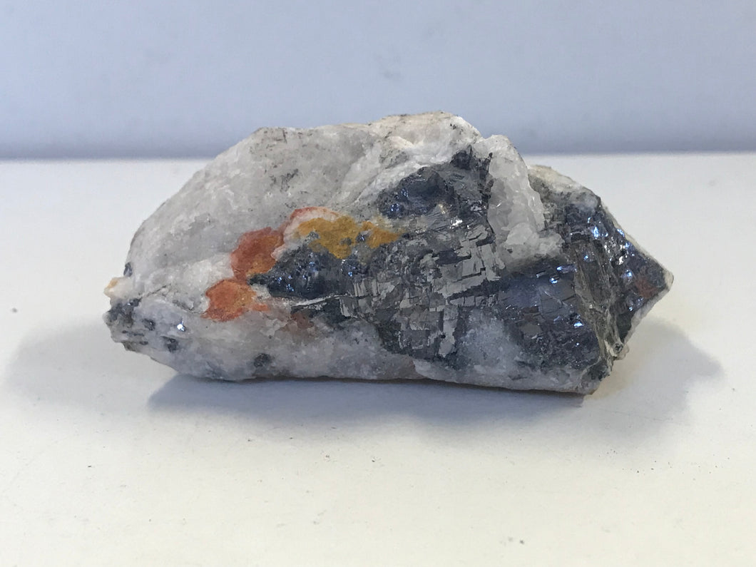 Galena on quartz