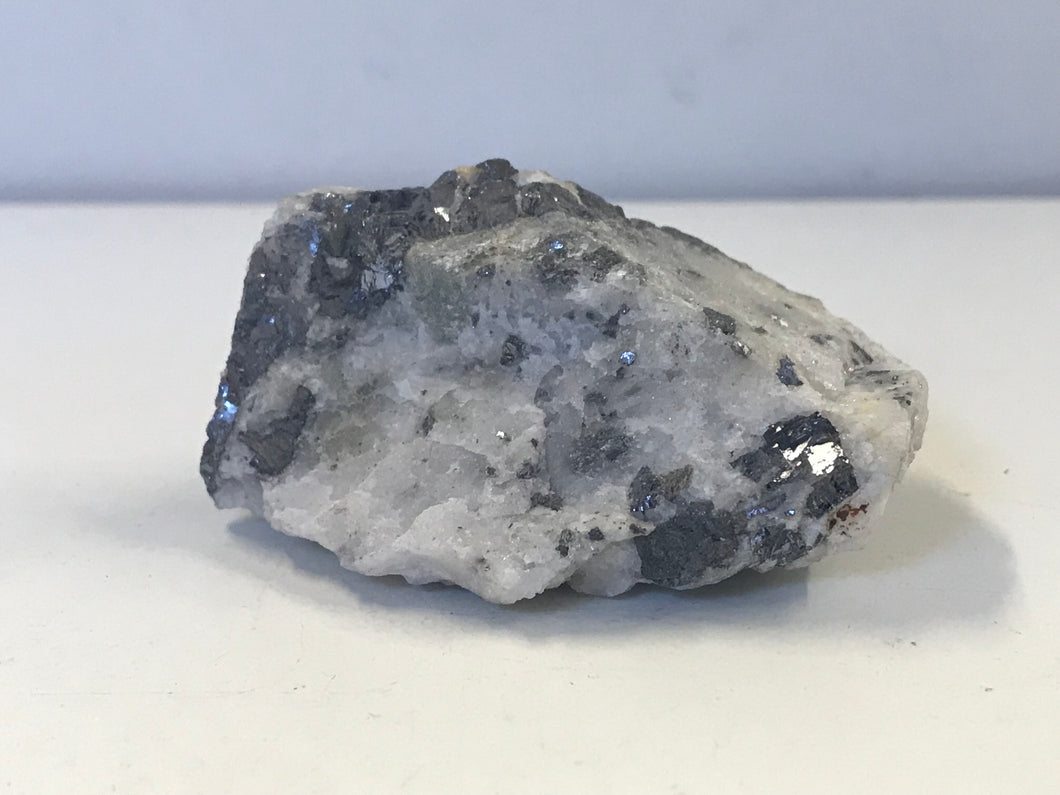 Galena on quartz