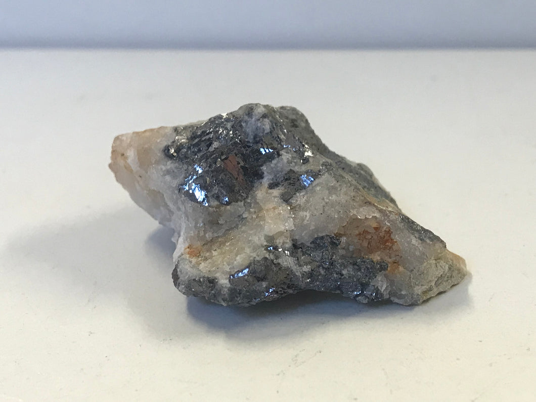 Galena on quartz