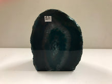 Load image into Gallery viewer, Blue agate geode slice
