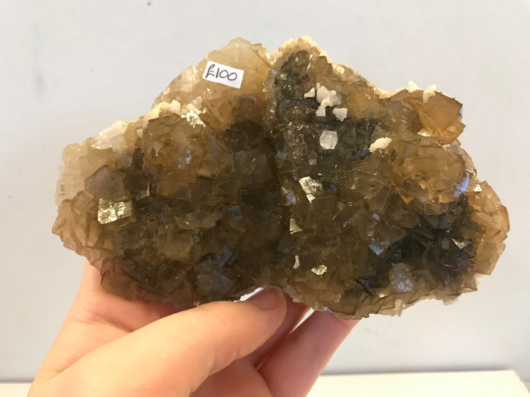 Fluorite, dolomite and calcite